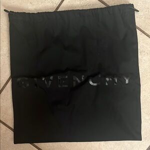 Givenchy Black Logo Dust Bag
